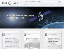 Tablet Screenshot of infosat.com